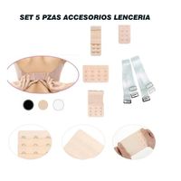 kit 4 extensores Y sujetador TRANSPARENTE PARA Brasier