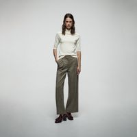 Pantalón Mujer Sfera Basico Saten Taupe