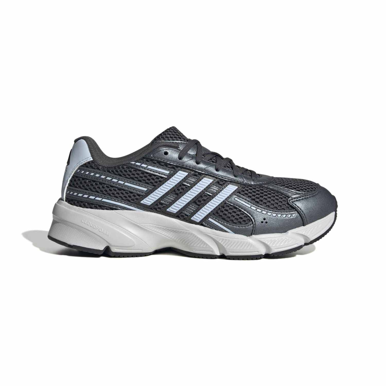 Zapatillas Urbanas Adidas Mujer Technochaos 2000 Hq7292 Plomo