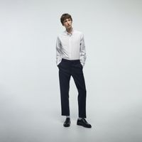 Camisa Hombre Sfera Estampada Slim Blanco