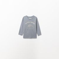 Polo Niño Sfera Print Basico Azul