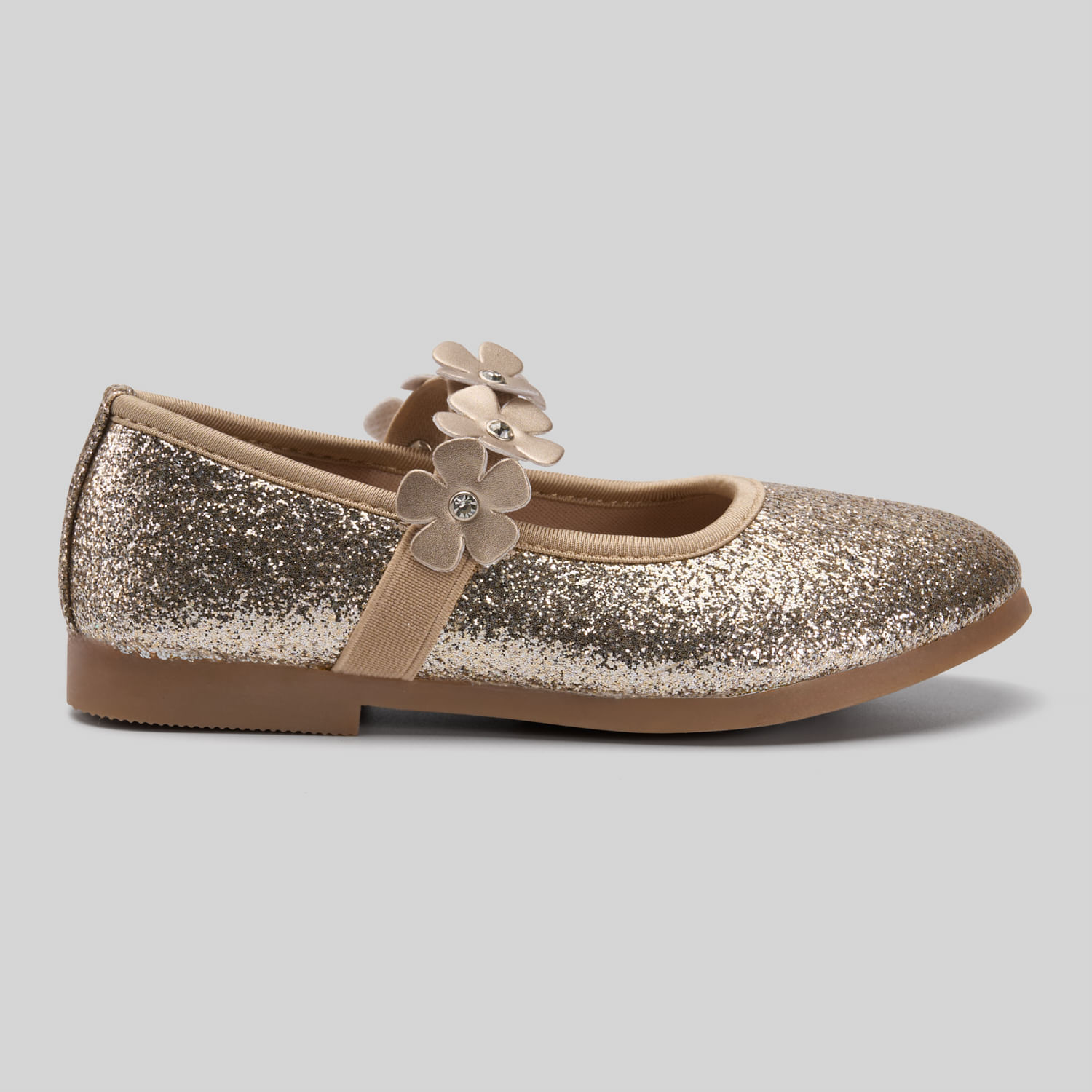 Zapatos De Vestir Niña Cu42052K Circus Flor Dorado