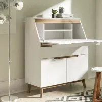Escritorio Moderno Norfolk Blanco
