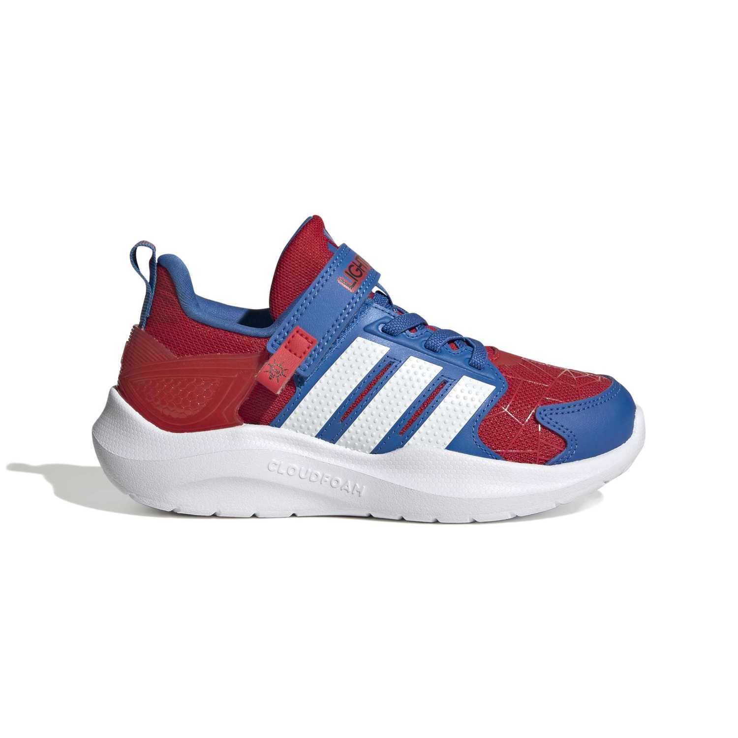 Zapatillas Urbanas Adidas Niño Lightorama Rnr Spider-Man El C Jr2334 Rojo