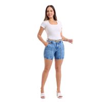 Bermuda Mujer Metal Trini I Denim
