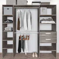 Vestidor Nórdico Lorean color Gris oscuro 2 cajones TU MESITA
