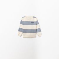 Polera Niño Sfera Rayas Bordado Azul