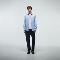Camisa Hombre Sfera Estructura Regular Azul Claro