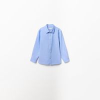 Camisa Niño Sfera Oxford Lisa Azul Claro