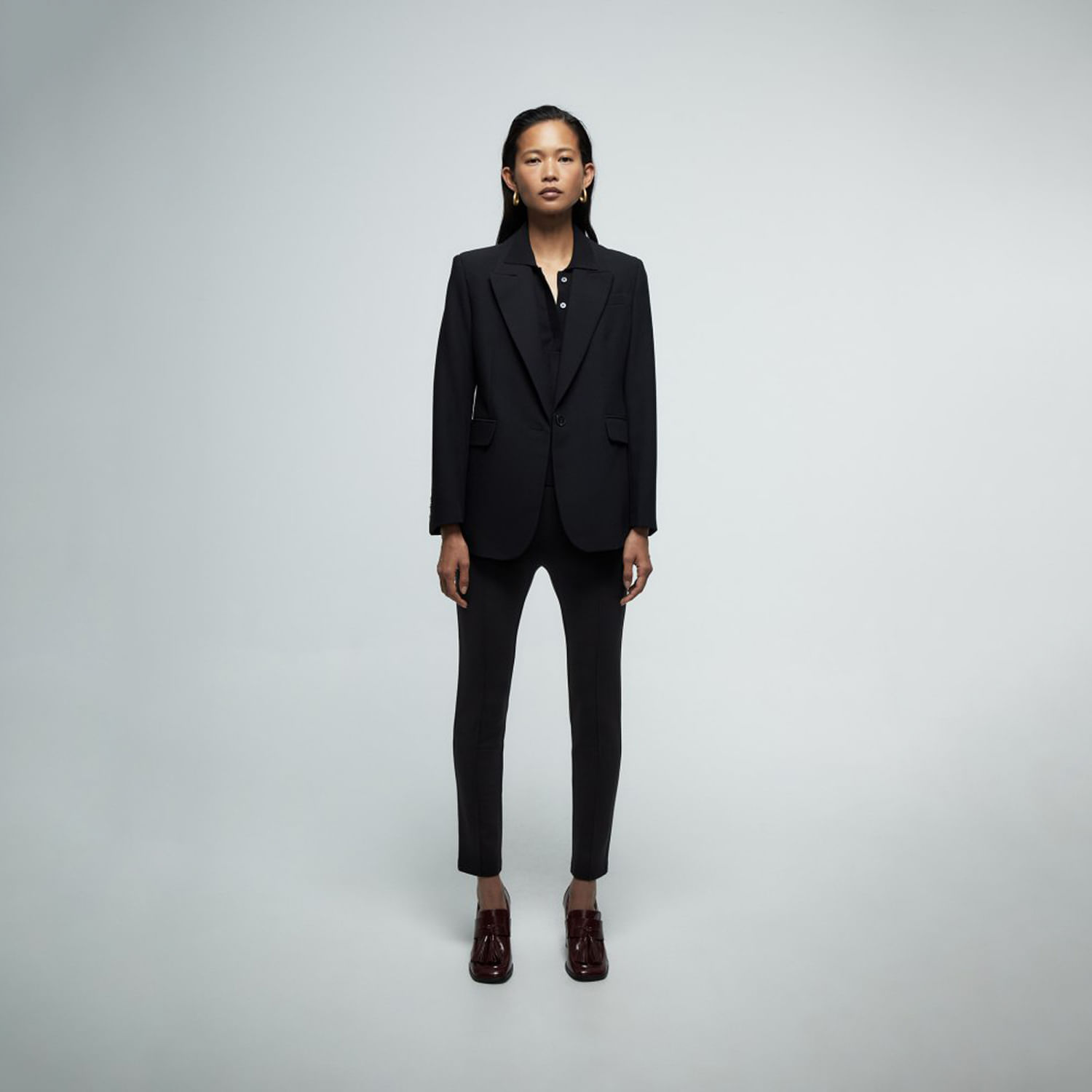 Pantalón Mujer Sfera Velvetón Negro