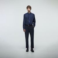 Camisa Hombre Sfera Estampada Slim Marino