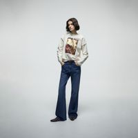 Polo Mujer Sfera Rib Básica Blanco