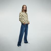 Polo Mujer Sfera Ml Estampada Crudo
