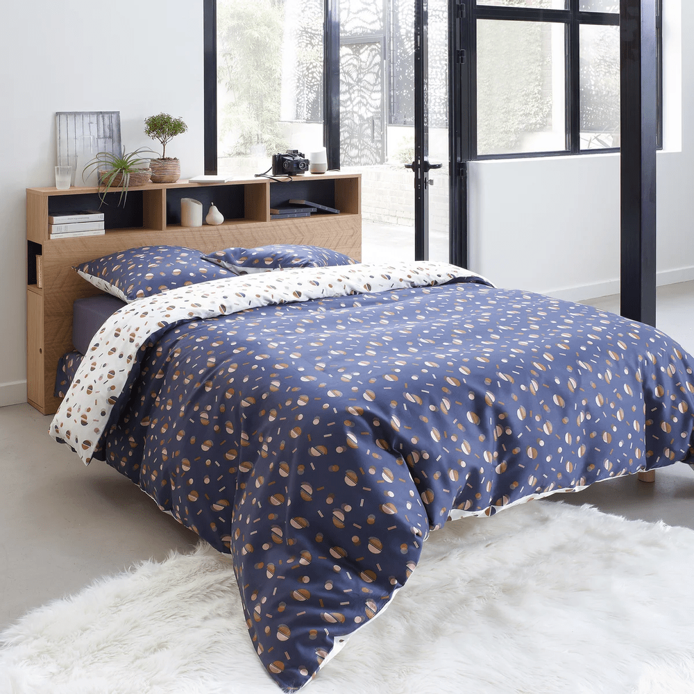 Cabecera de cama con organizador Regina color Haya TU MESITA