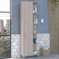 Mueble auxiliar de Baño Multiusos Pukas color Ceniza TU MESITA