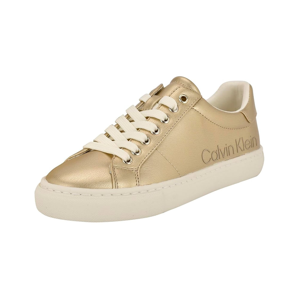 Zapatilla Calvin Klein Dama Camzy Gold Talla 6