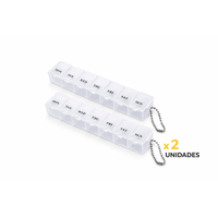 Pastillero Semanal con Divisiones 2pcs