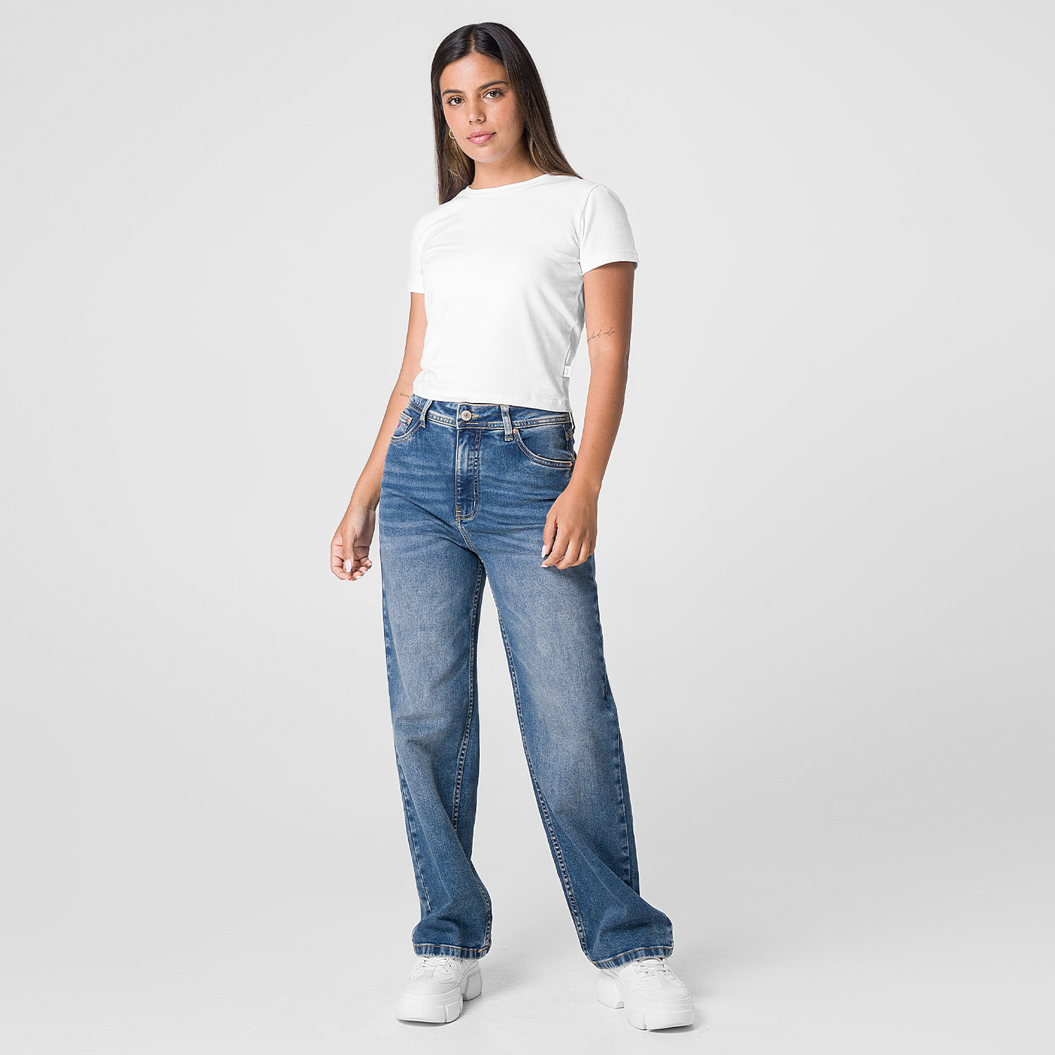 Jean Mujer Squeeze Straight Iniet