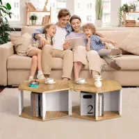 Mesa de Centro Moderna Wanda con almacenamientos TU MESITA