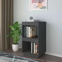 Librero Bajo TU MESITA Maki color Gris oscuro