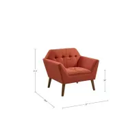 Sillón de Sala Logan color Rojo TU MESITA