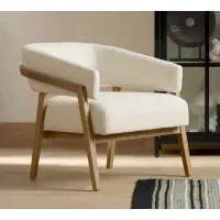 Butaca Moderna Potter color Blanco TU MESITA