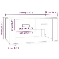 Mesa de Centro Aroa color Blanco 2 cajones TU MESITA
