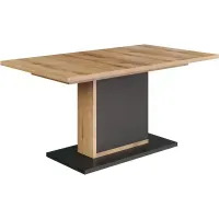 Mesa Moderna Merlina color Marrón/Negro TU MESITA