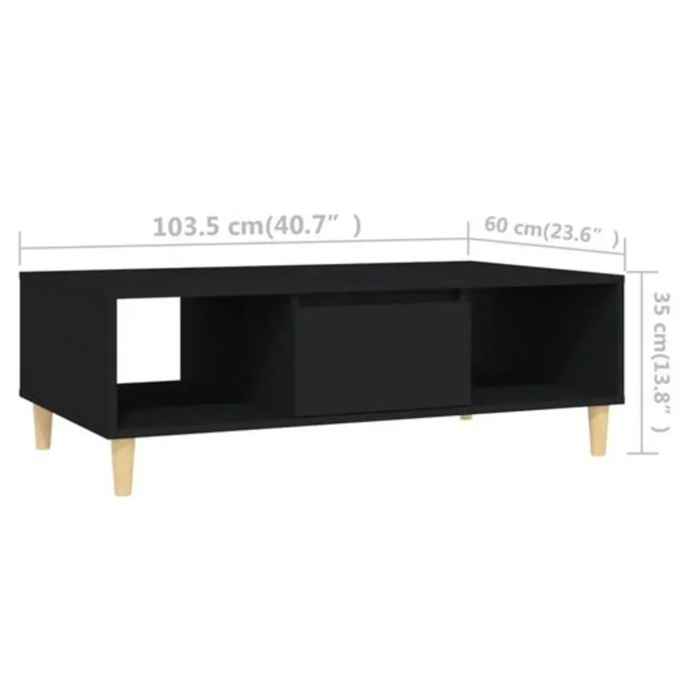 Mesa de Centro Vintage Tayrona Negro 103.5