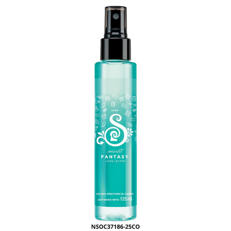 Colonia Avon Secret Fantasy Love Letter Spray para Ella 125 ml