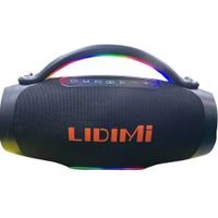 Altavoz Portátil Lidimi LD-S660 300W RGB LED Bluetooth USB Black - MEGA IMPORT