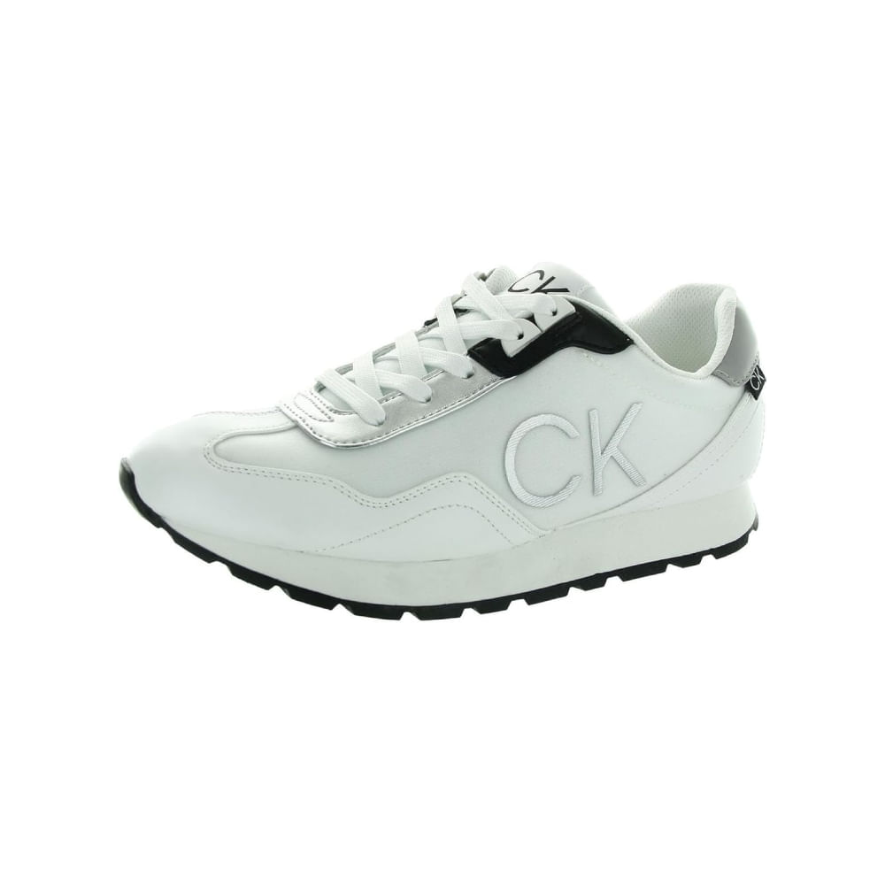 Zapatilla Calvin Klein Caden White Dama Talla 5