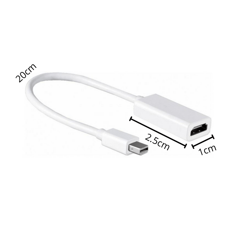 CABLE ADAPTADOR MINI DISPLAYPORT / THUNDERBOLT A HDMI