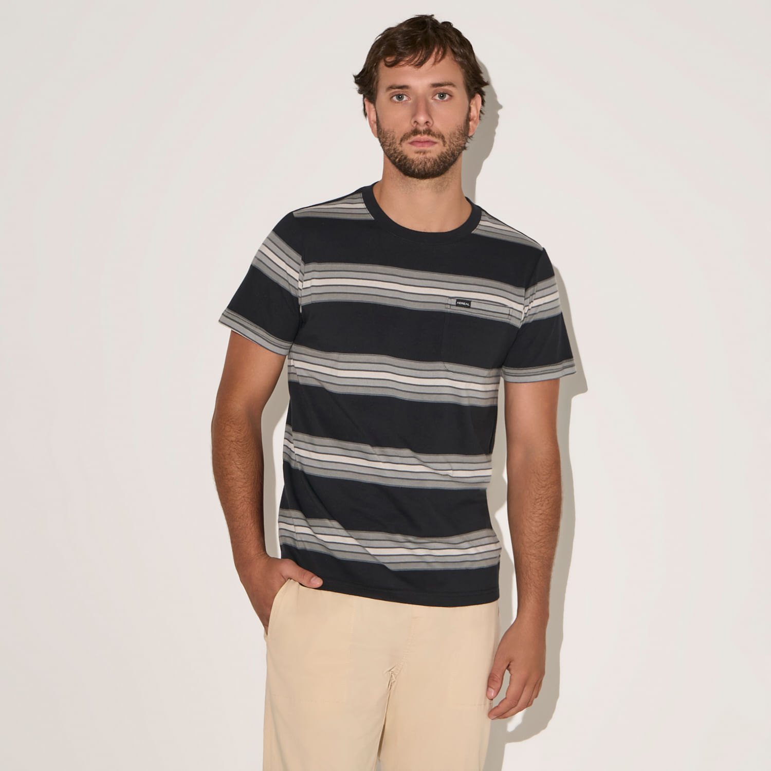 Polo Hombre Aereal Cinco Rayas