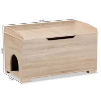 Casita para gatos Mercury color Roble TU MESITA