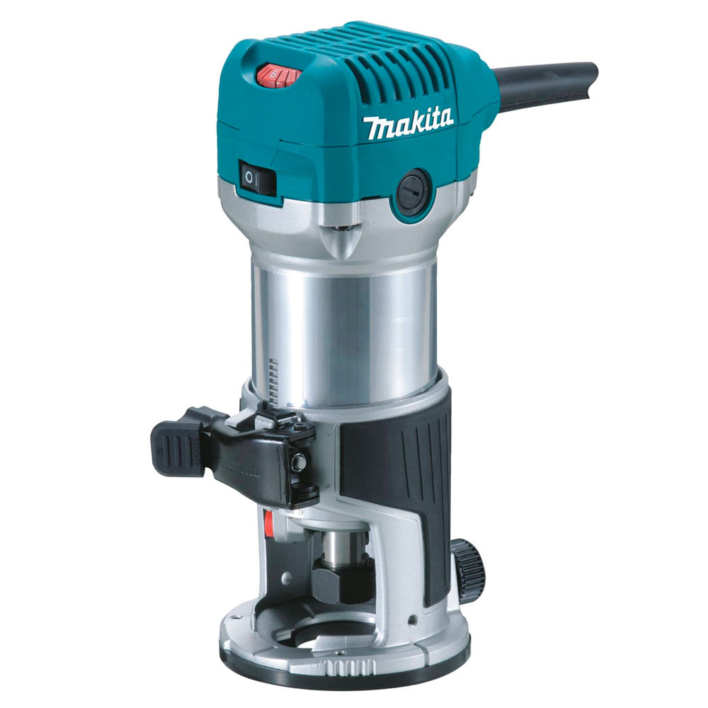 Recortadora Ruteadora Eléctrica Makita 710W 1/4"" - 3/8"" Velocidad Variable RT0700C