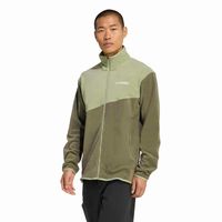 Casaca Deportiva Adidas Hombre Mt Fz Fleece Ka6957 Verde