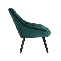 Butaca Sillón Moderno Carpio en Terciopelo Verde TU MESITA