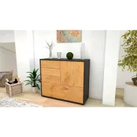 Recibidor Contemporáneo Lince Marrón-Negro 92 cm