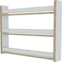 Librero Infantil TU MESITA Flotante Leo color Blanco 3 niveles