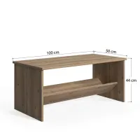 Mesa de Centro Práctico Greta