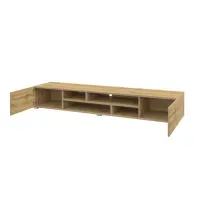 Mesa de Tv Moderna 2 puertas Olimpia color Duna TU MESITA