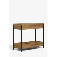 Mesa Lateral Minimalista Joan color Marrón TU MESITA