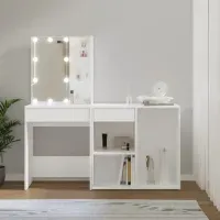 Tocador y Organizador Betty color Blanco TU MESITA