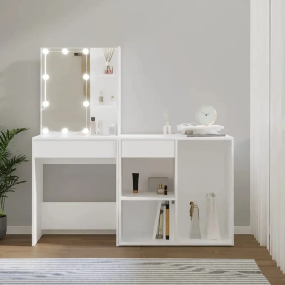 Tocador y Organizador Betty color Blanco TU MESITA