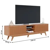 Mesa de TV Moderna Alexis color Marrón TU MESITA