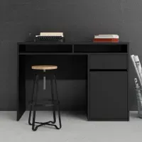 Escritorio Clásico Vienna 1 puert 1 cajón TU MESITA color Negro