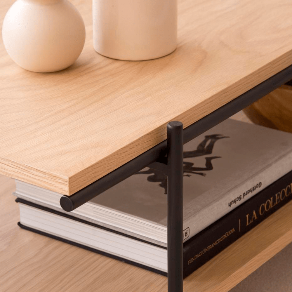 Mesa de centro Caxamarca Marrón 110 cm