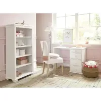 Escritorio Belanova Blanco 4 cajones 105 cm