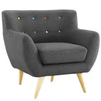 Juego de Sala Venti de 3 piezas color Gris oscuro TU MESITA